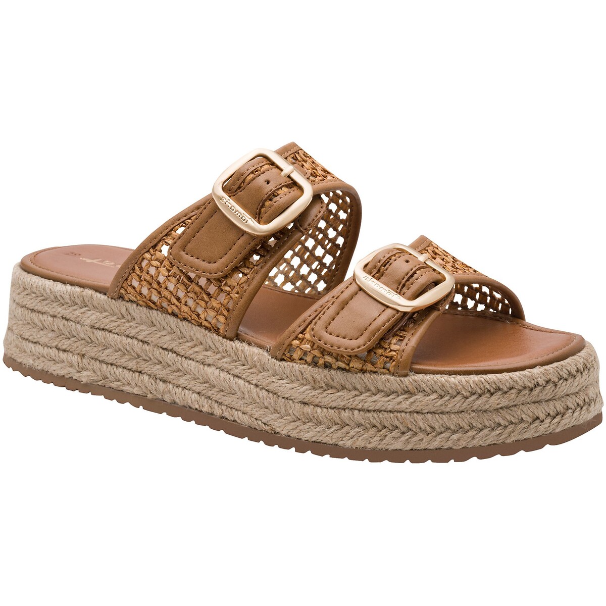 Platform Mules cognac, TAMARIS