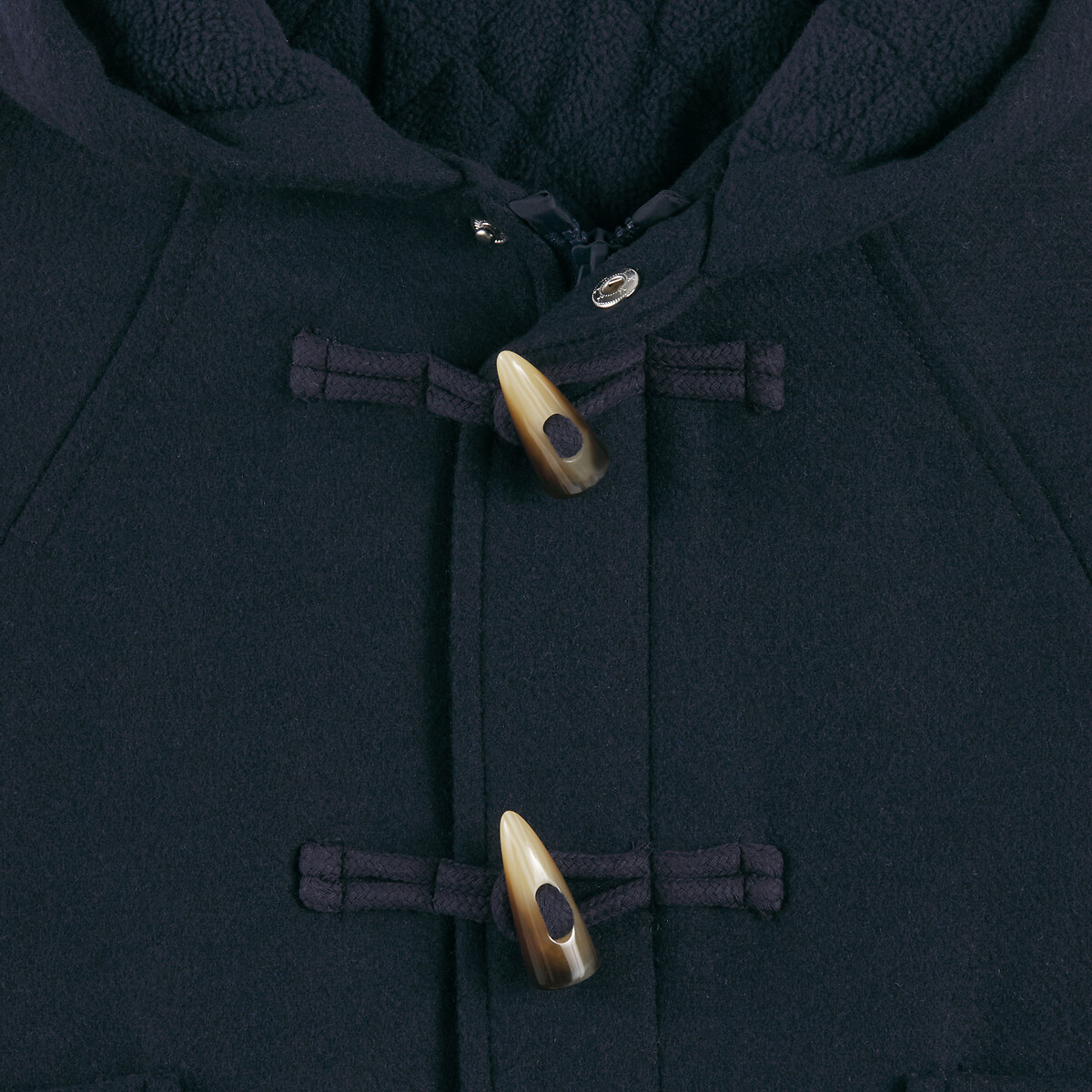 Duffle-coat chaud à capuche bleu marine, LA REDOUTE COLLECTIONS