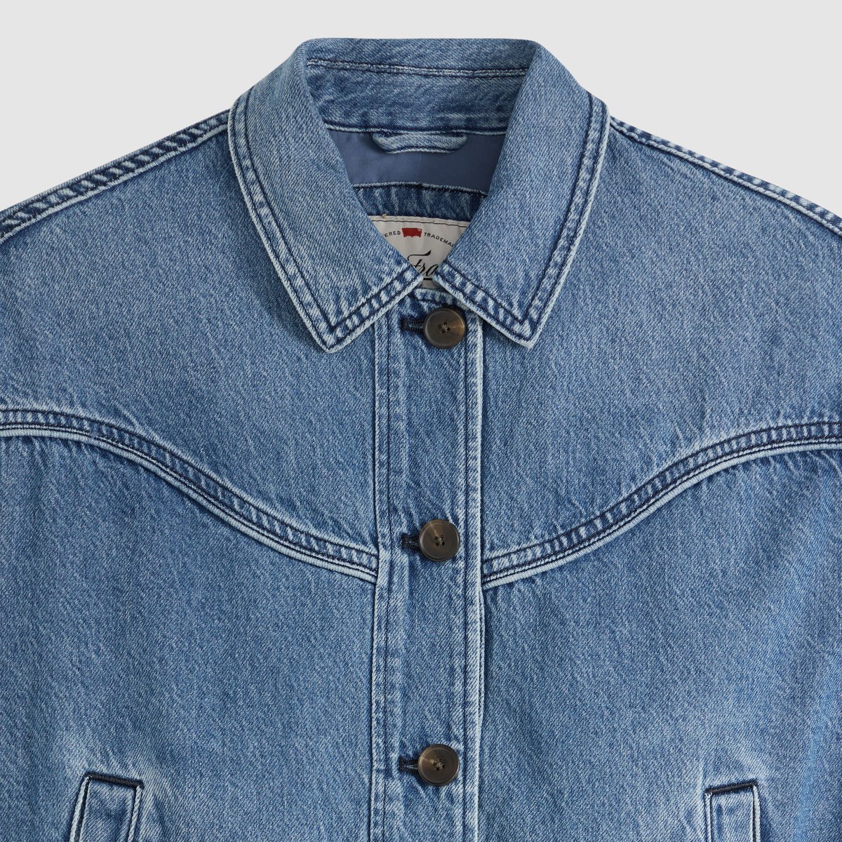Veste Harrington Western Dani Lightweight bleu - yeah look otw, LEVI'S