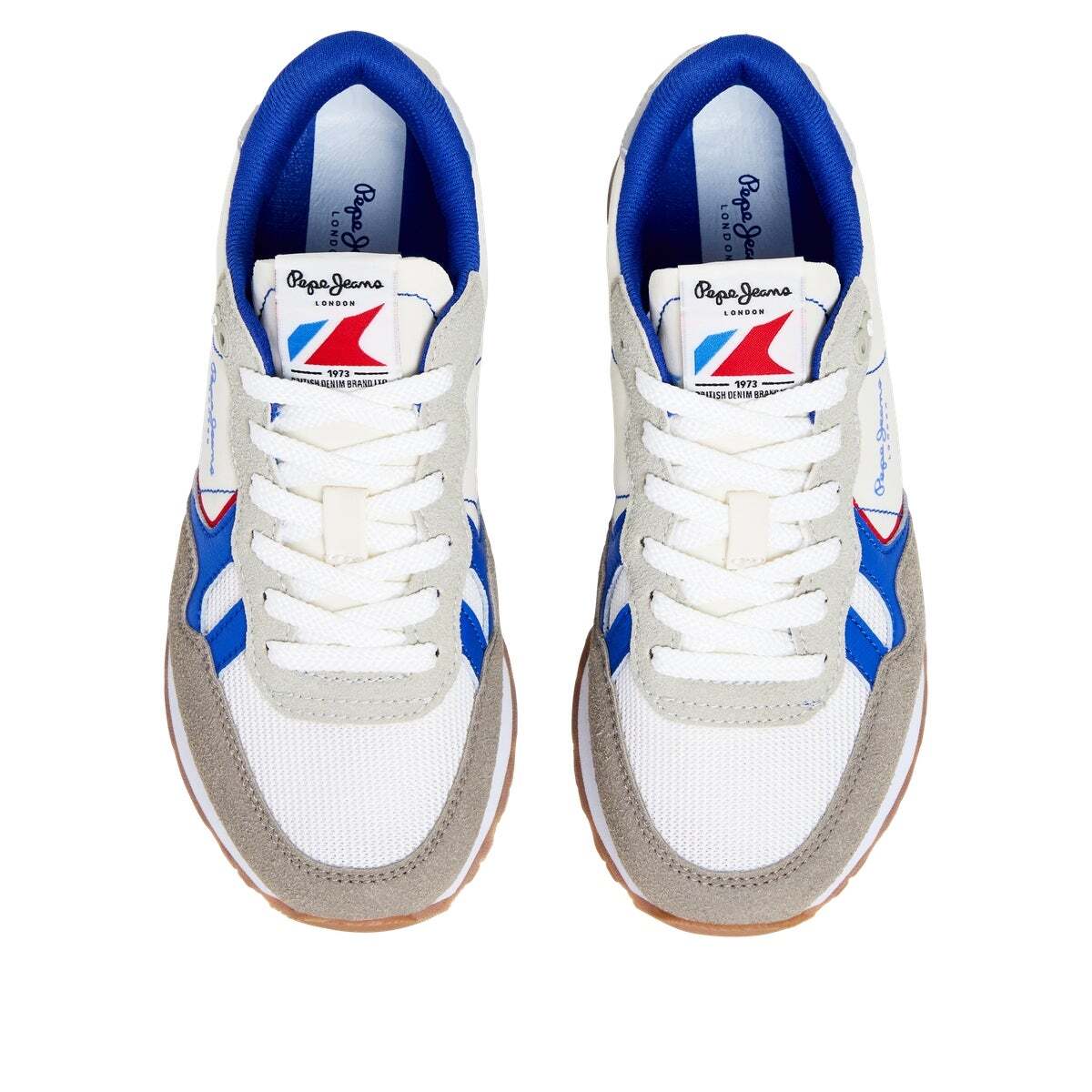 Baskets De Running D'inspiration Rétro blanc pop, PEPE JEANS