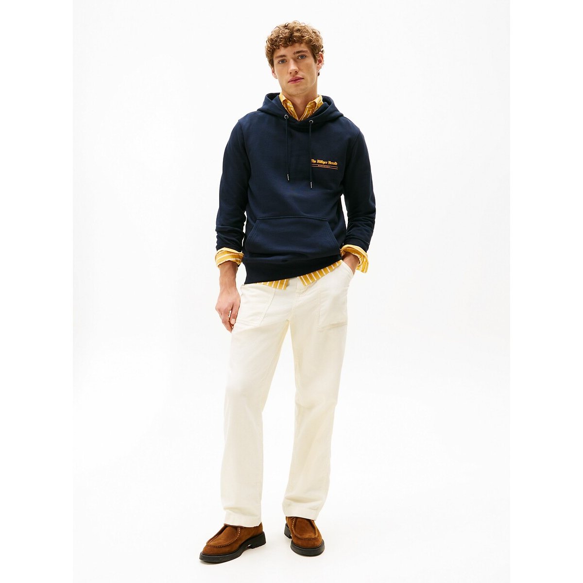 Grafische hoodie Herald marineblauw, TOMMY HILFIGER