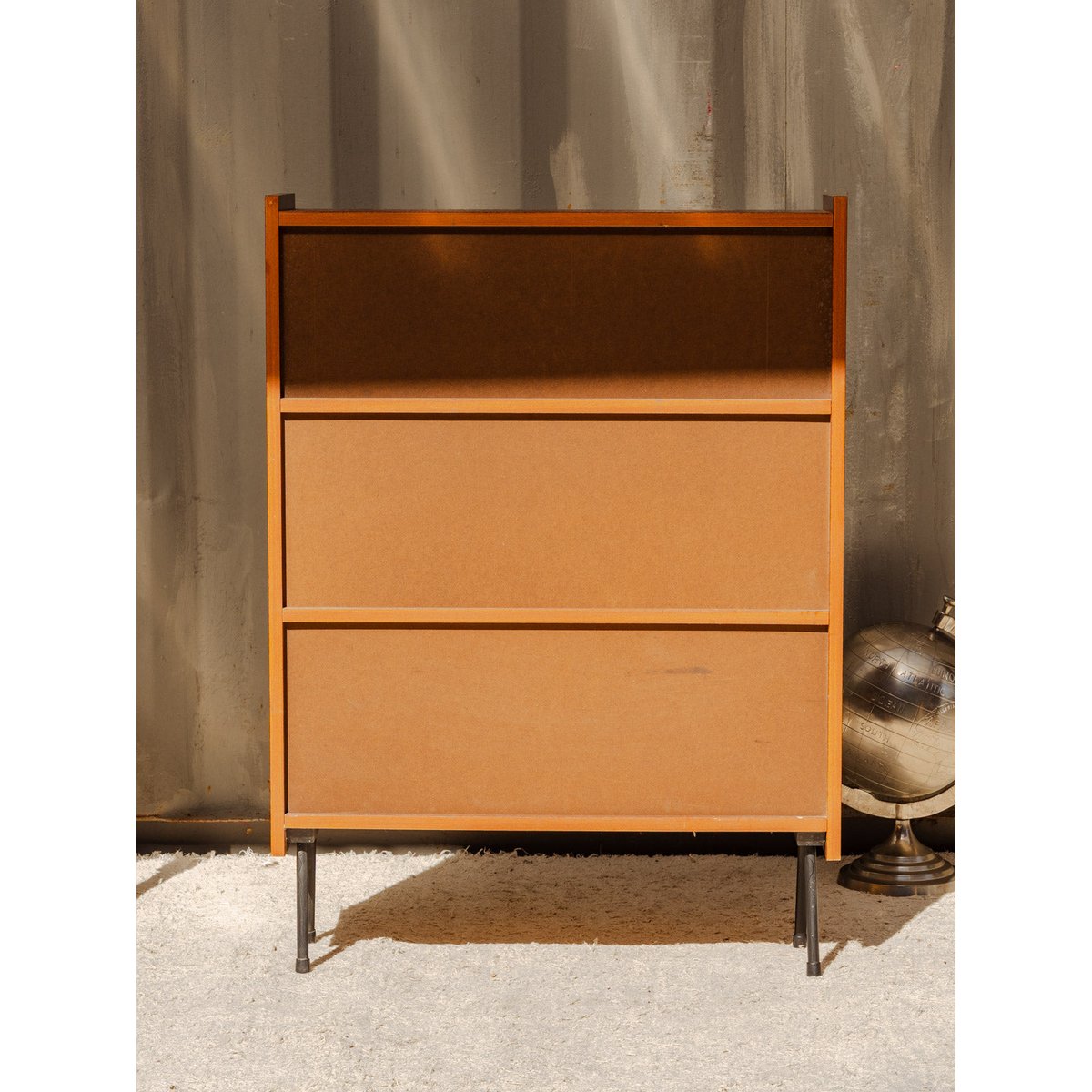 Vitrine en bois Victoria N°1317 - Bon état bois foncé, DEBONGOUT