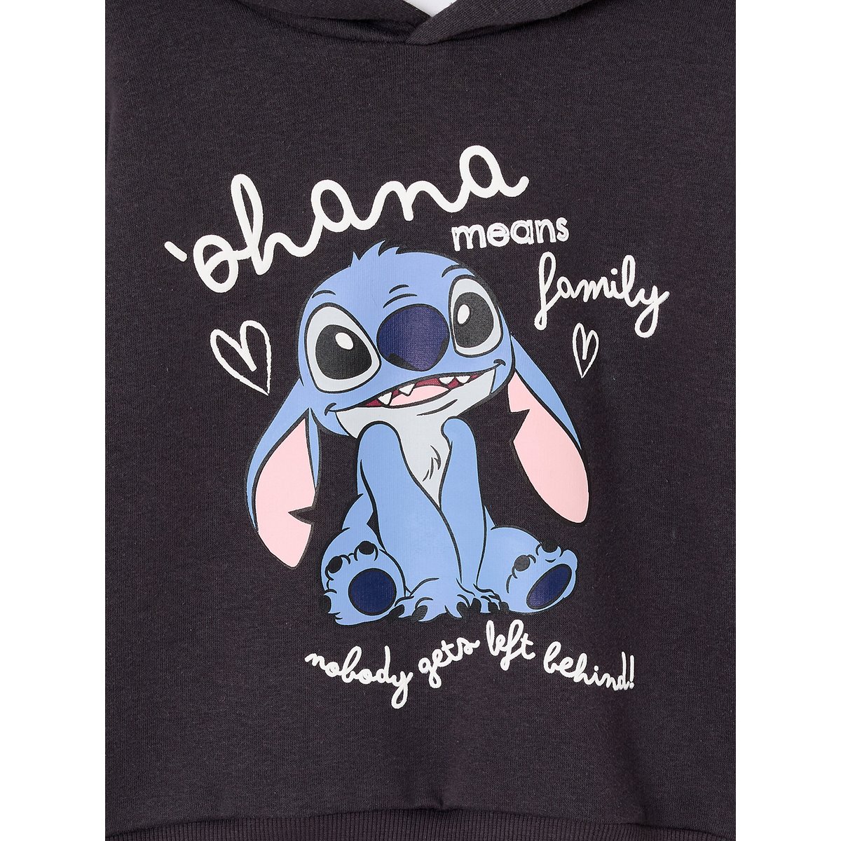 Sweat à capuche Lilo et Stitch anthracite, VERTBAUDET