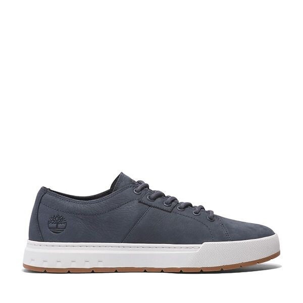 Lage nubuck lederen sneakers Maple Grove blauw, TIMBERLAND
