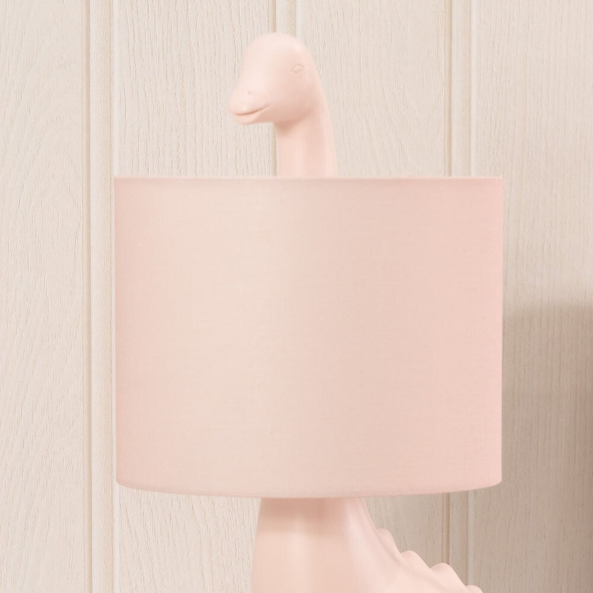 Dinosaur Table Lamp with Shade in Pink pink, SO'HOME