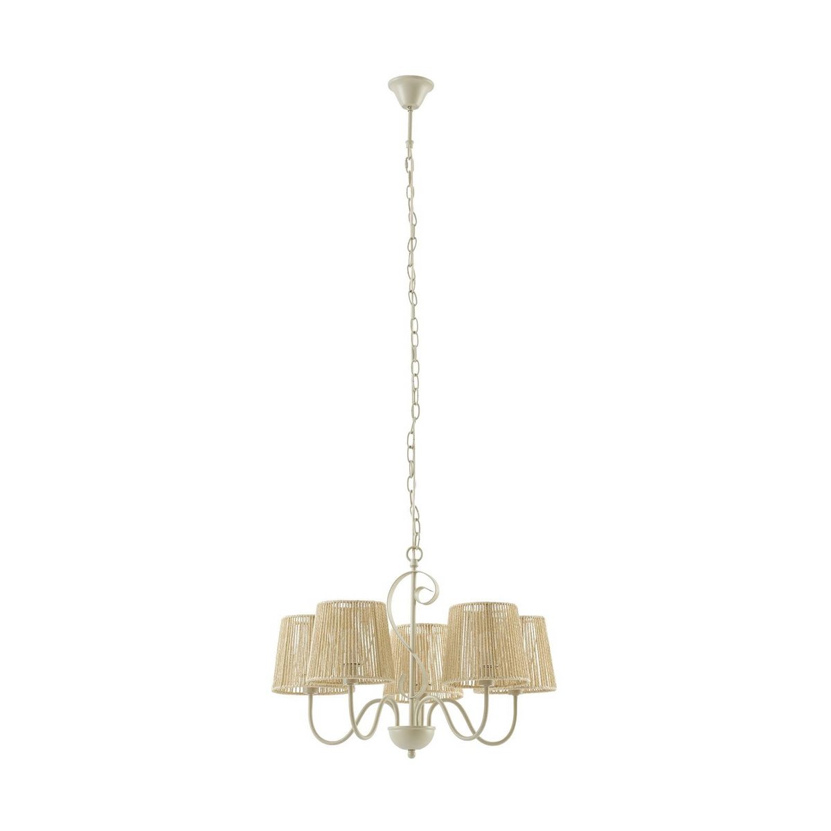Lustre en papier, Eugenia beige, LUCANDE