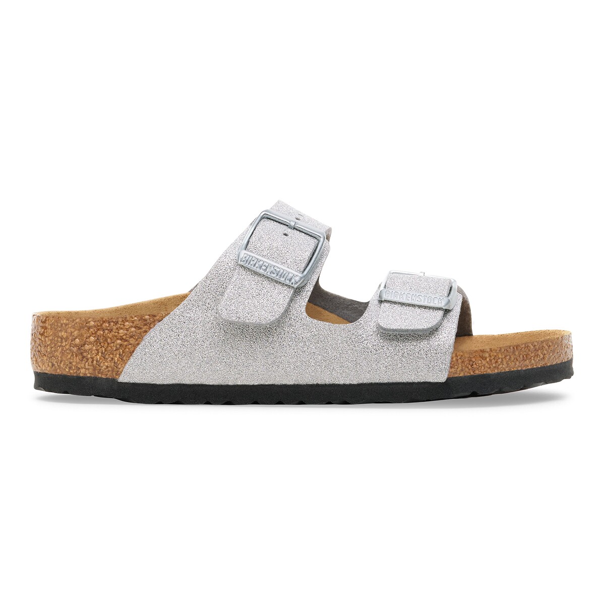 Mules double bride ARIZONA KIDS argent, BIRKENSTOCK