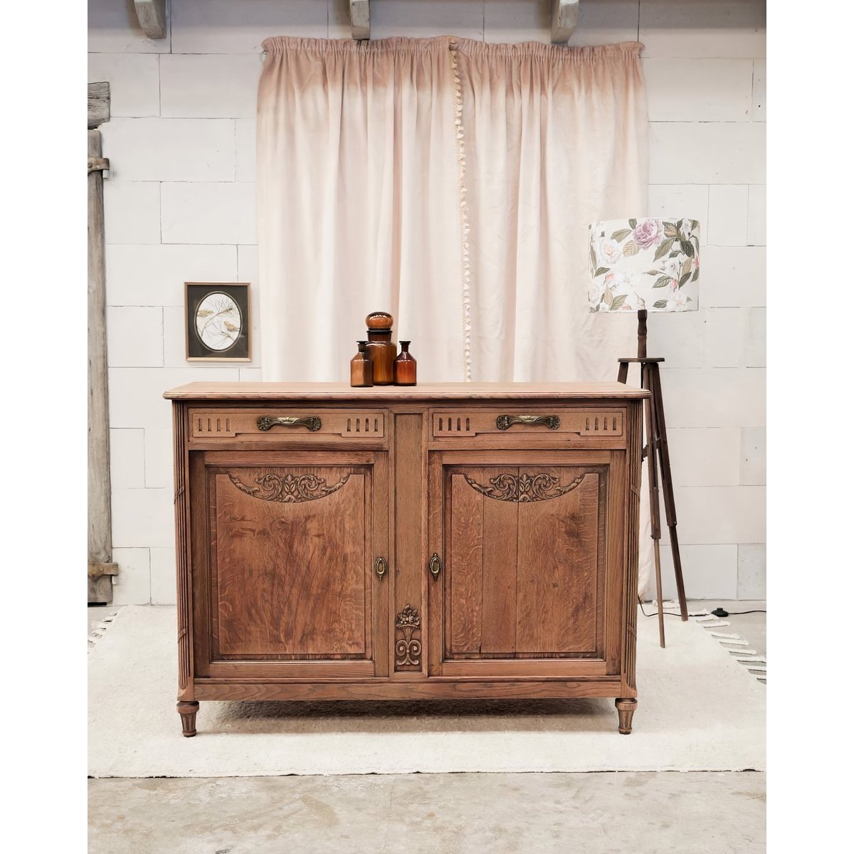 Buffet art déco Gilbert N°1878 - Bon état bois clair, DEBONGOUT