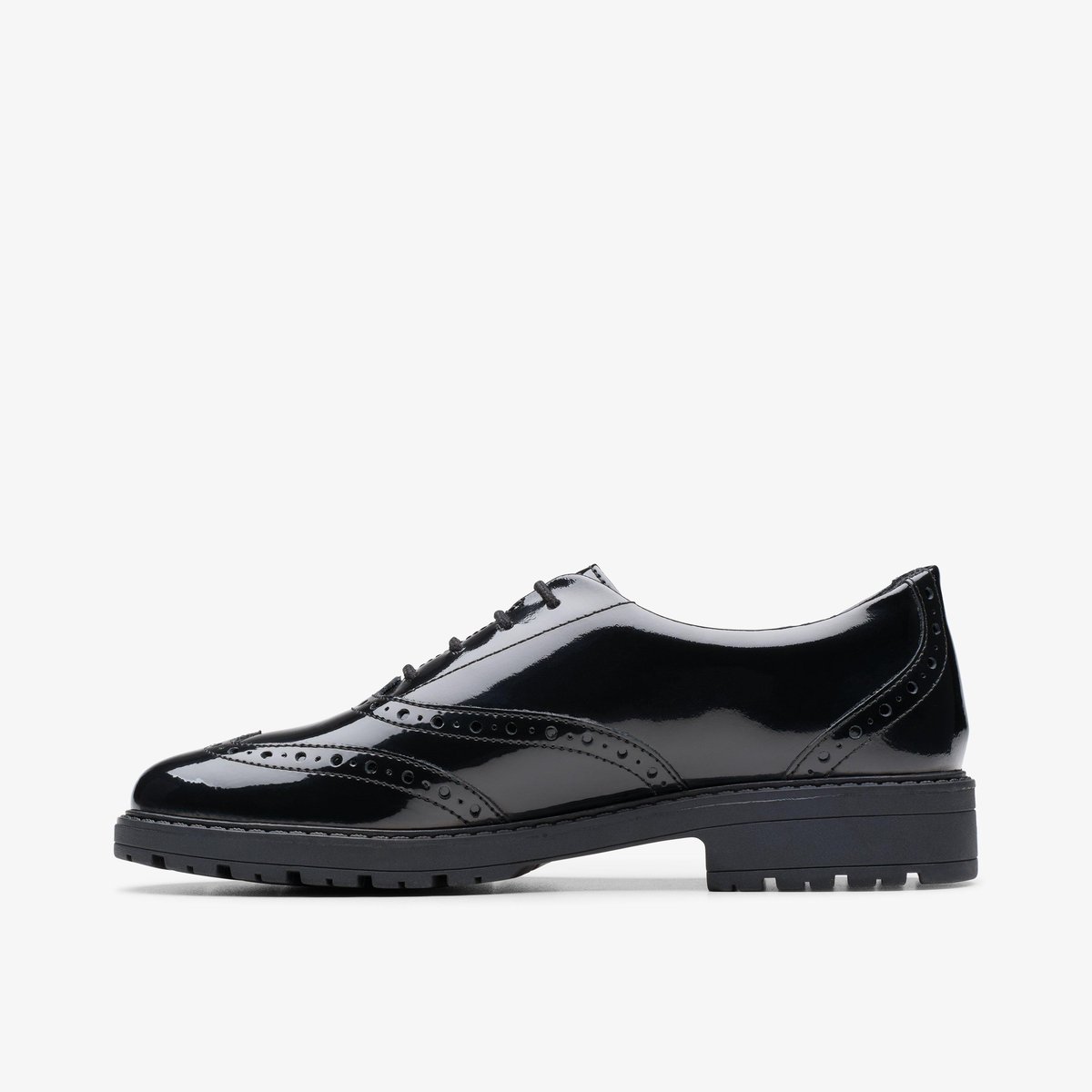Derbies Brevet Coupe Large LOXHAM BROGUE Y noir, CLARKS