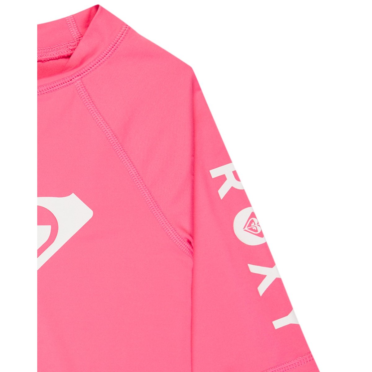 Lycra manches courtes WHOLE HEARTED. rose sangria sunset, ROXY