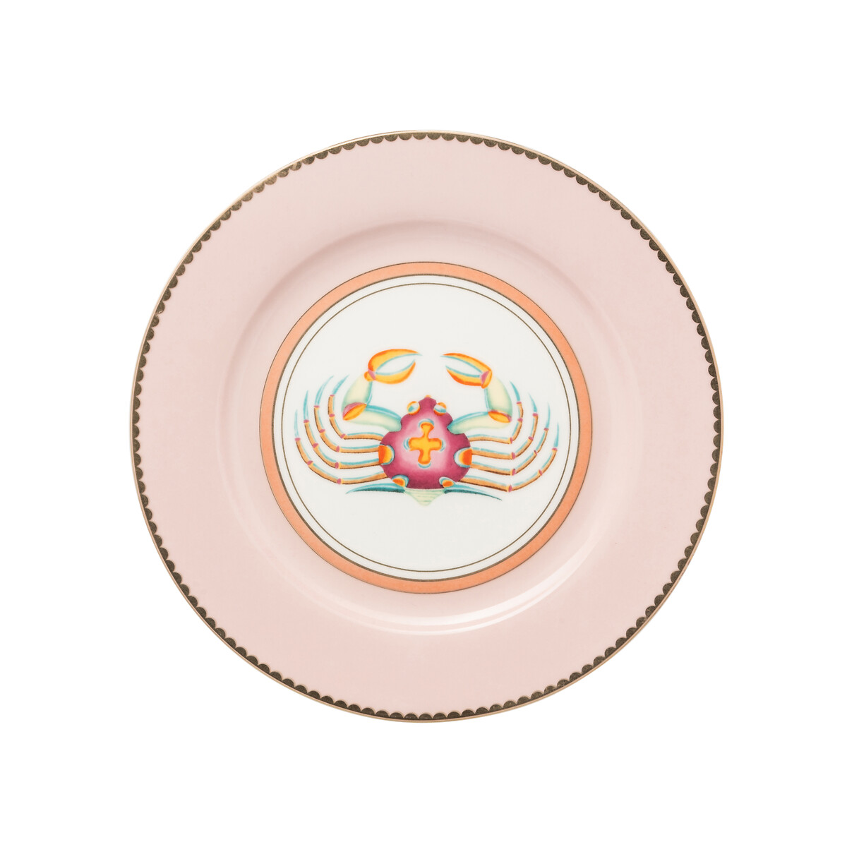 Set of 4 "Under the Sea" Side Plates multi-coloured, YVONNE ELLEN