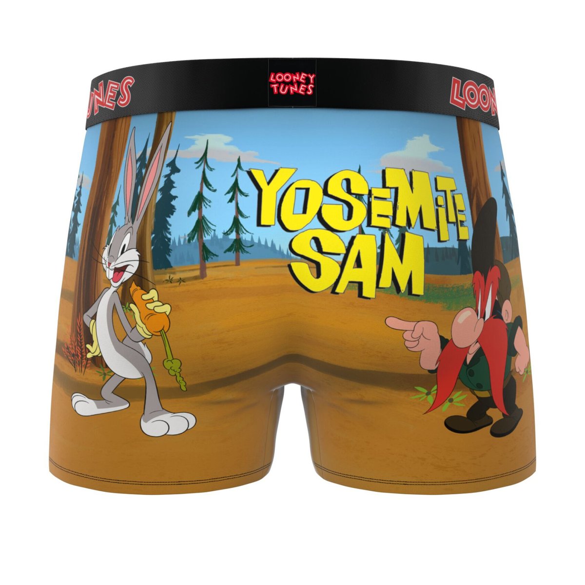Lot De 3 Boxers Looney Tunes bleu/beige/marron/noir/rouge, FREEGUN