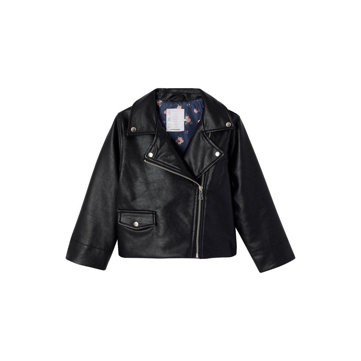 Veste perfecto noir, VERTBAUDET