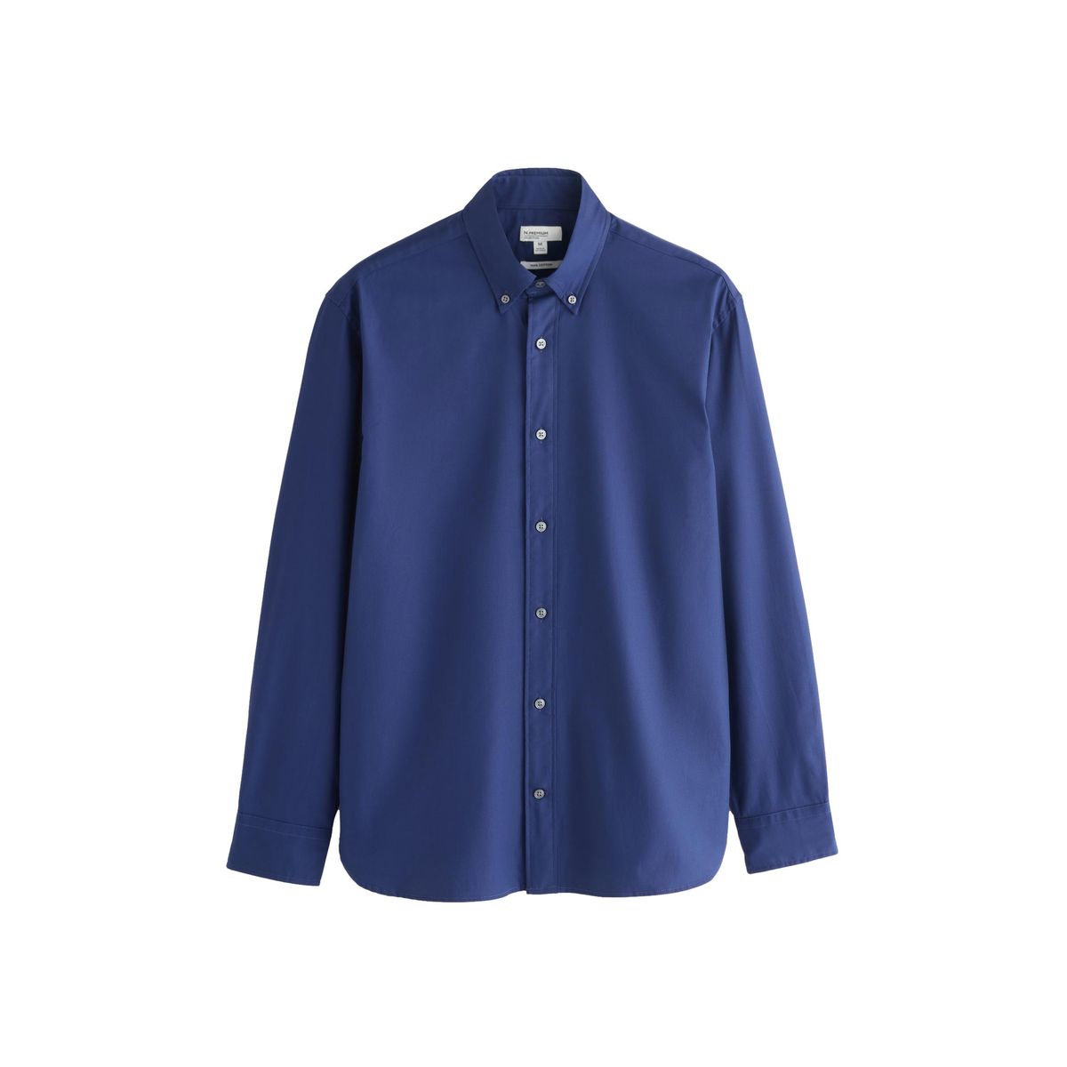 Chemise en sergé n. premium bleu, NEXT