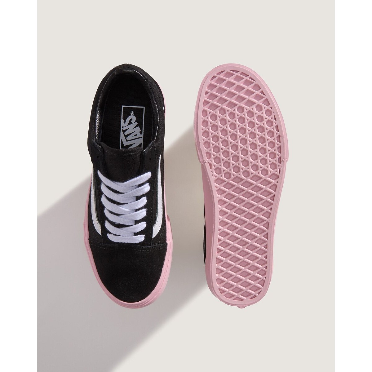 Baskets OLD SKOOL noir/rose, VANS