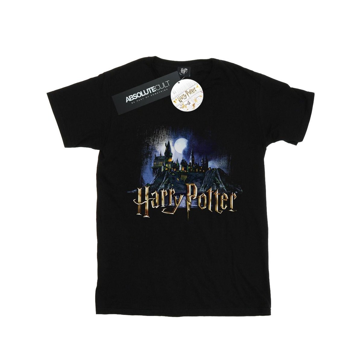T-shirt HOGWARTS noir, HARRY POTTER