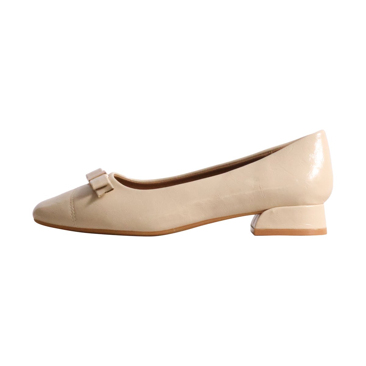 Ballerine à Talon R And B blanc, ENZA NUCCI