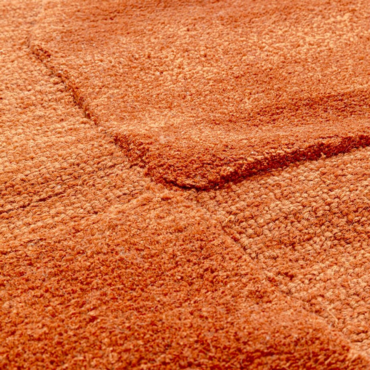Tapis en laine, FLOW orange, KARE DESIGN