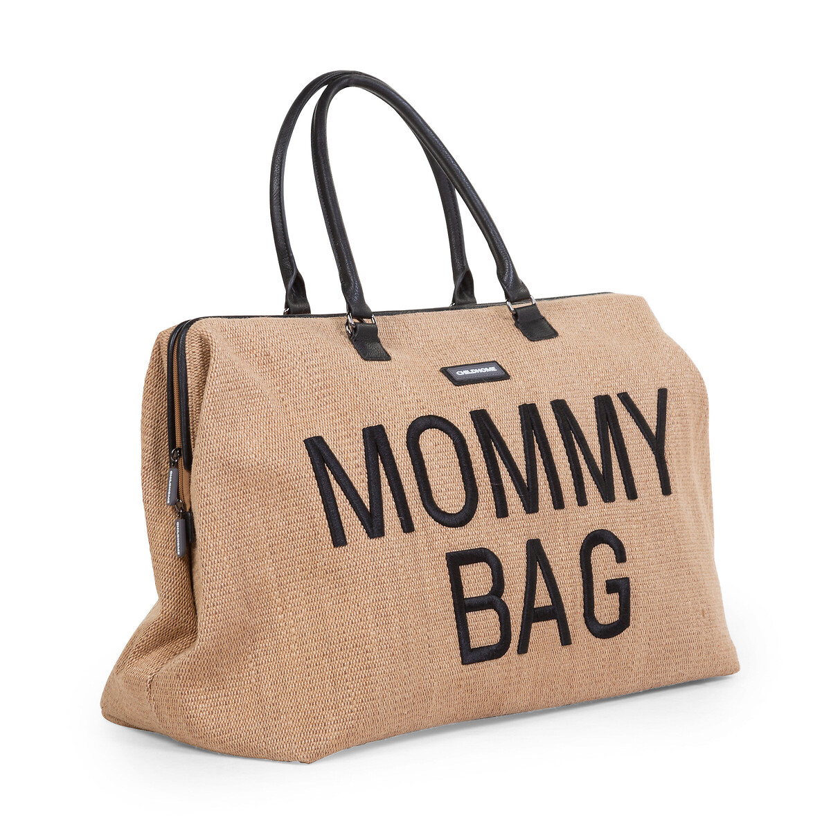 Luiertas mommy bag, raffia beige , CHILDHOME