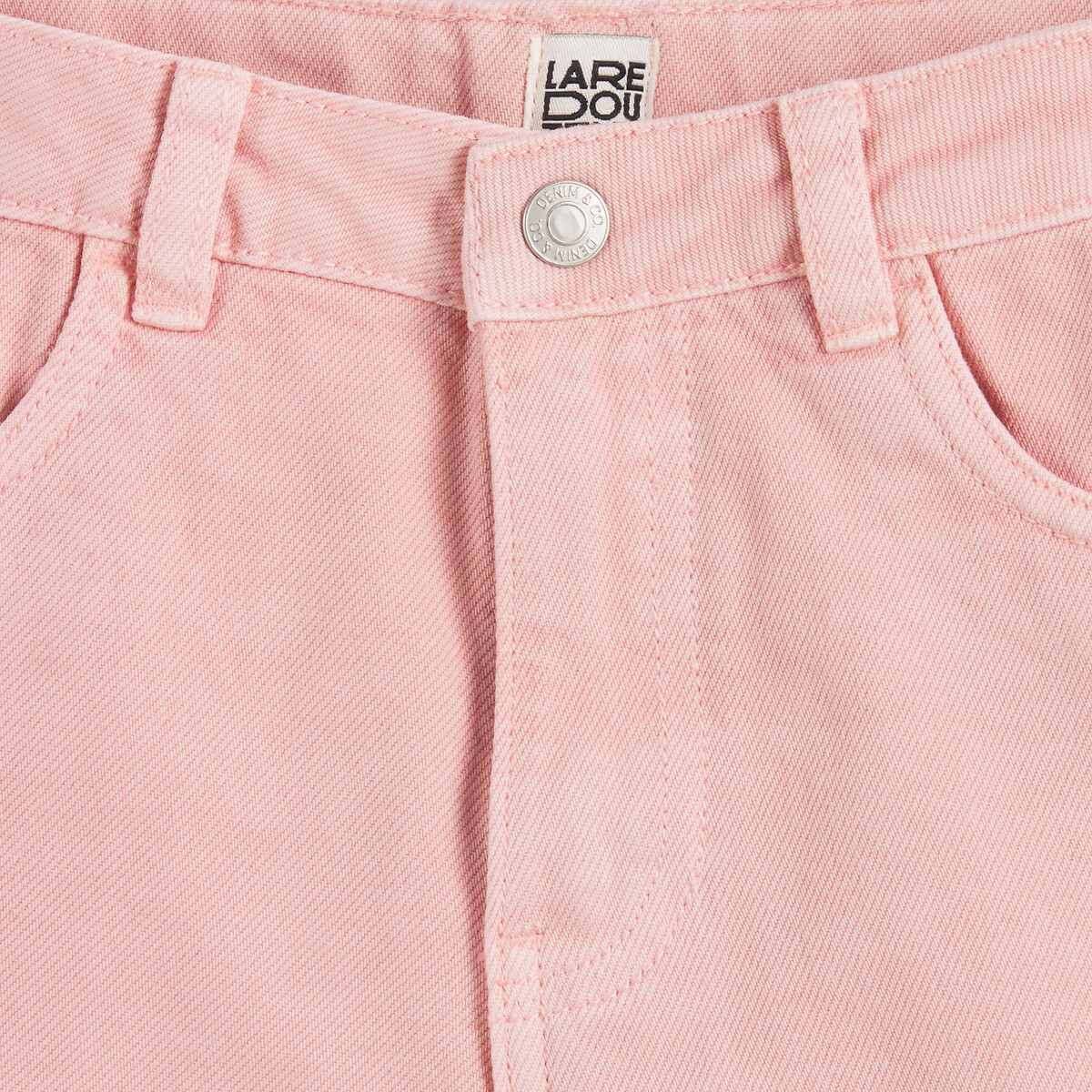 Short en twill corail, LA REDOUTE COLLECTIONS