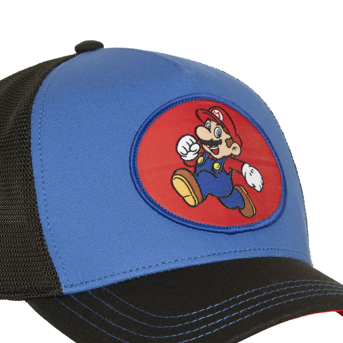 Casquette Trucker Super Mario bleu/noir/rouge/blanc/marron/jaune, CAPSLAB