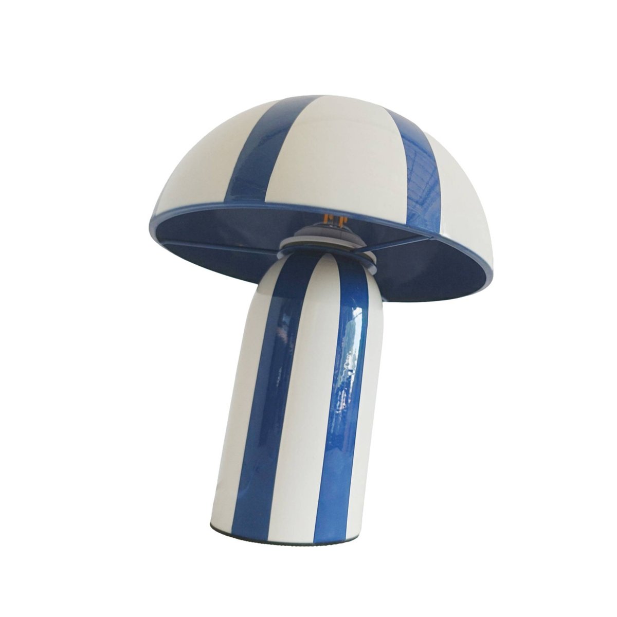 Lampe de table intérieur métal Ø20cm NYX bleu, SWEEEK