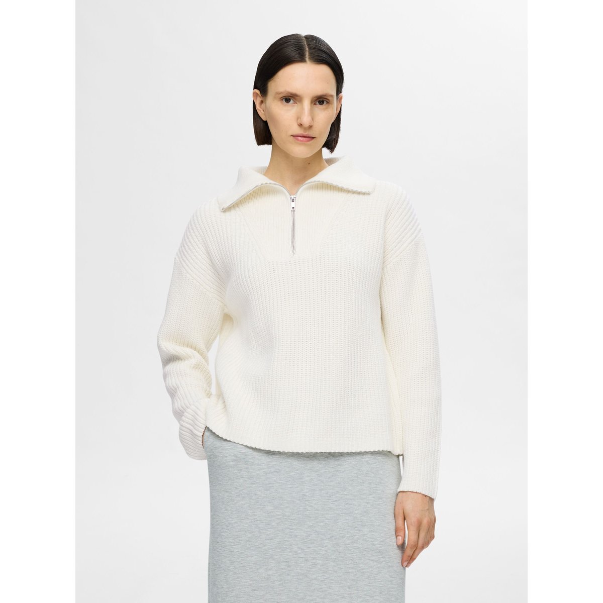 Pullover snow white, SELECTED