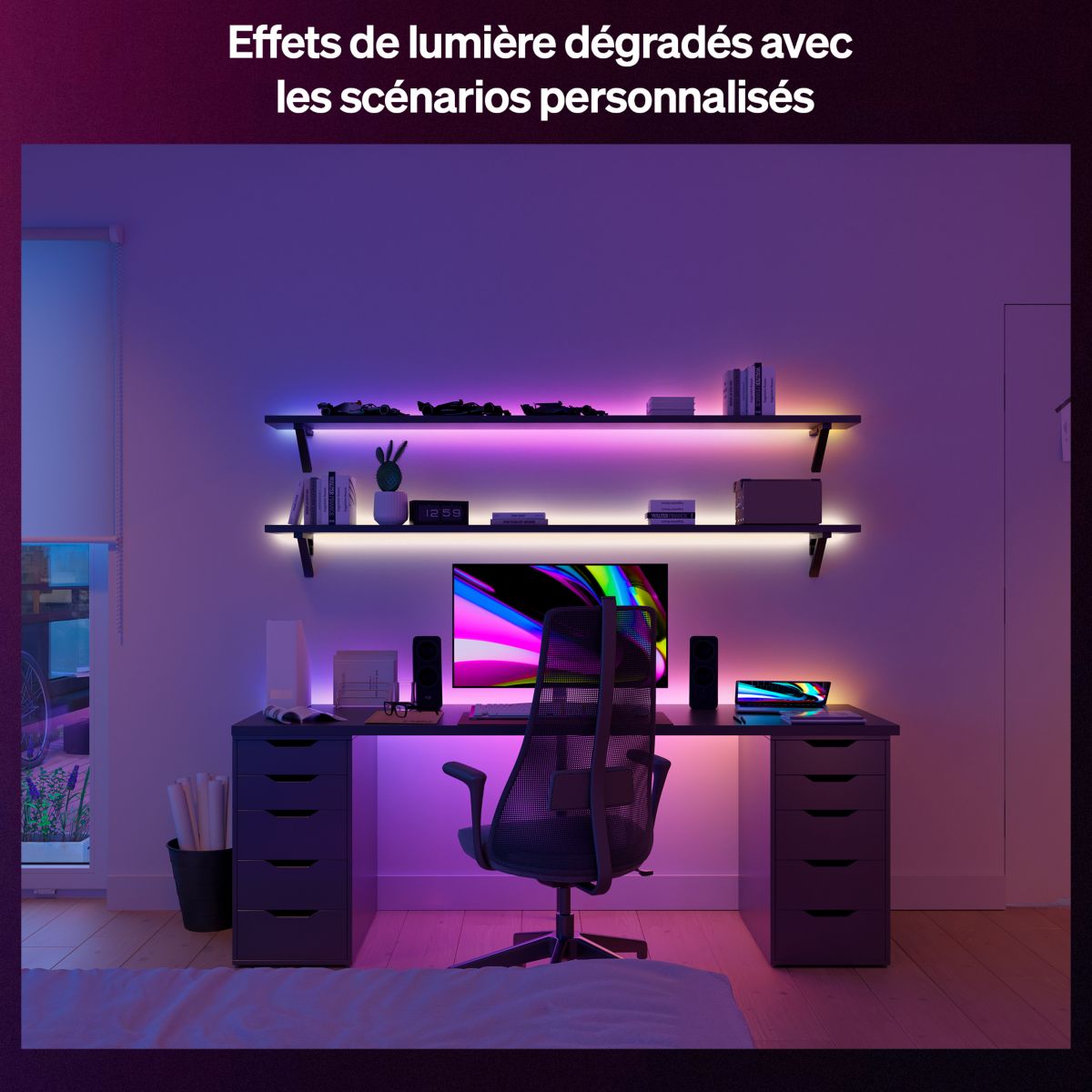Bandeau LED Essential 5m Color couleur unique, PHILIPS HUE