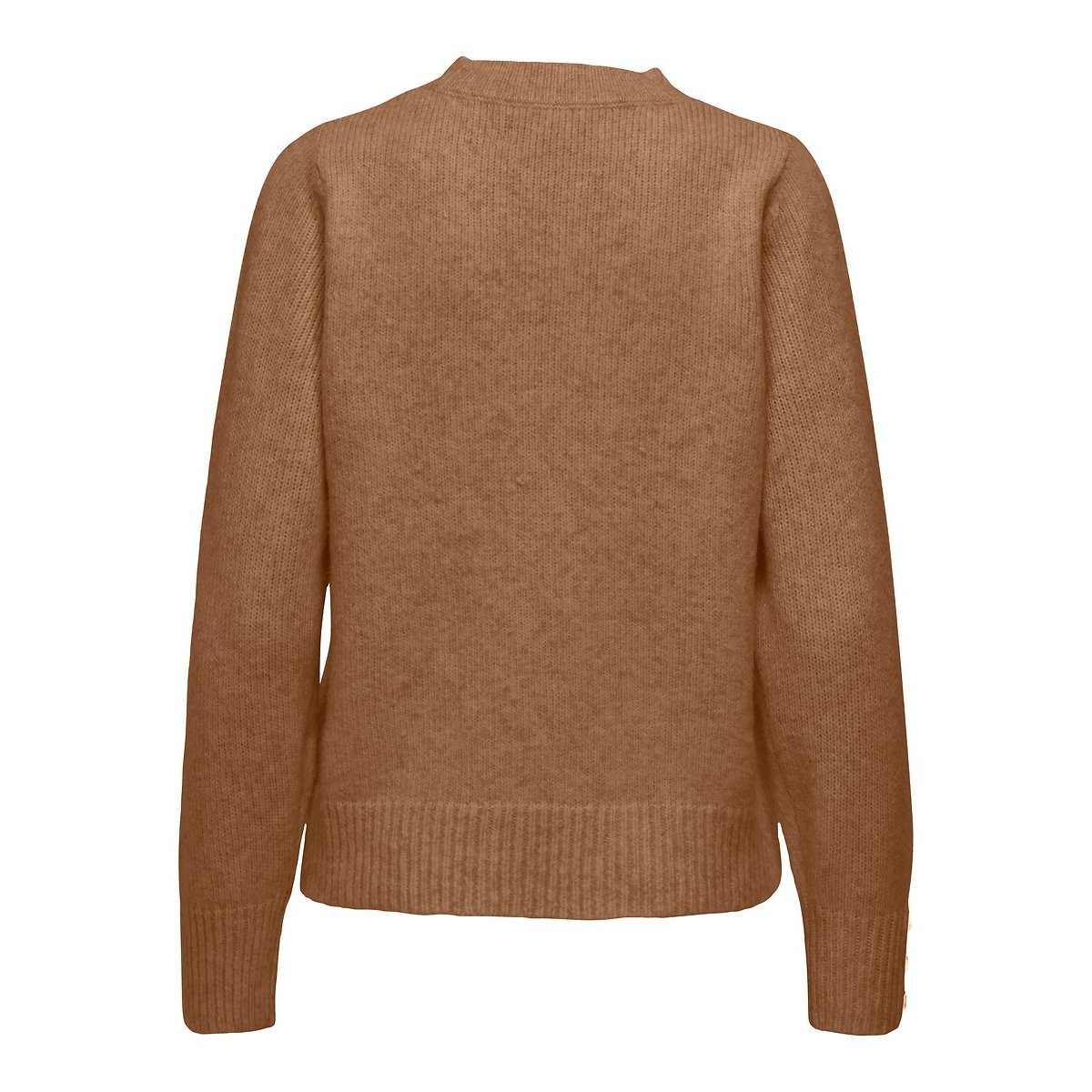 Pull con cuore stampa leopardata cammello, ONLY