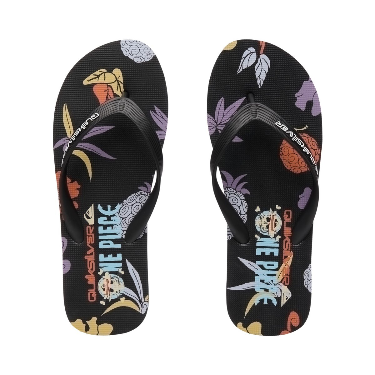 Tongs ONE PIECE MOLOKAI ART noir black, QUIKSILVER