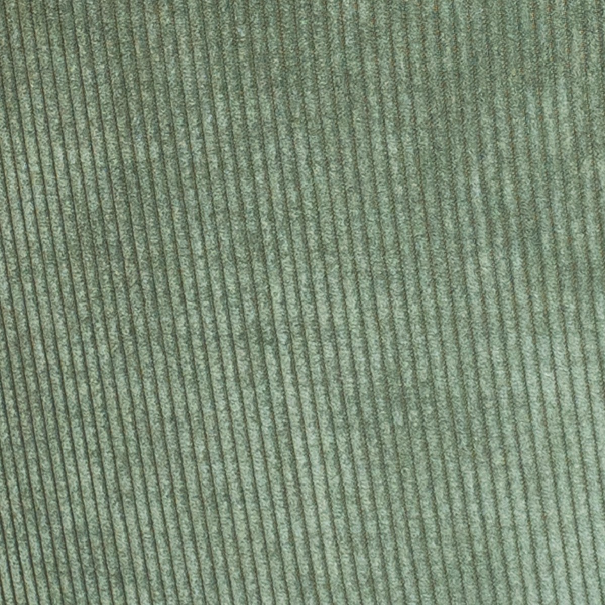 Lot de 2 chaises en velours côtelé et métal chromé - DULCE vert, HOMIFAB