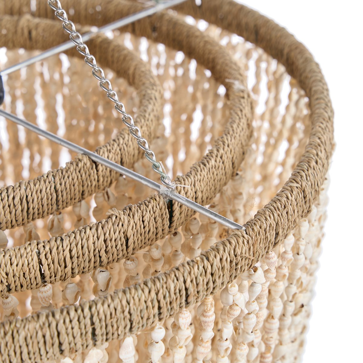 Suspension en coquillages LAGOON beige, BAZAR BIZAR