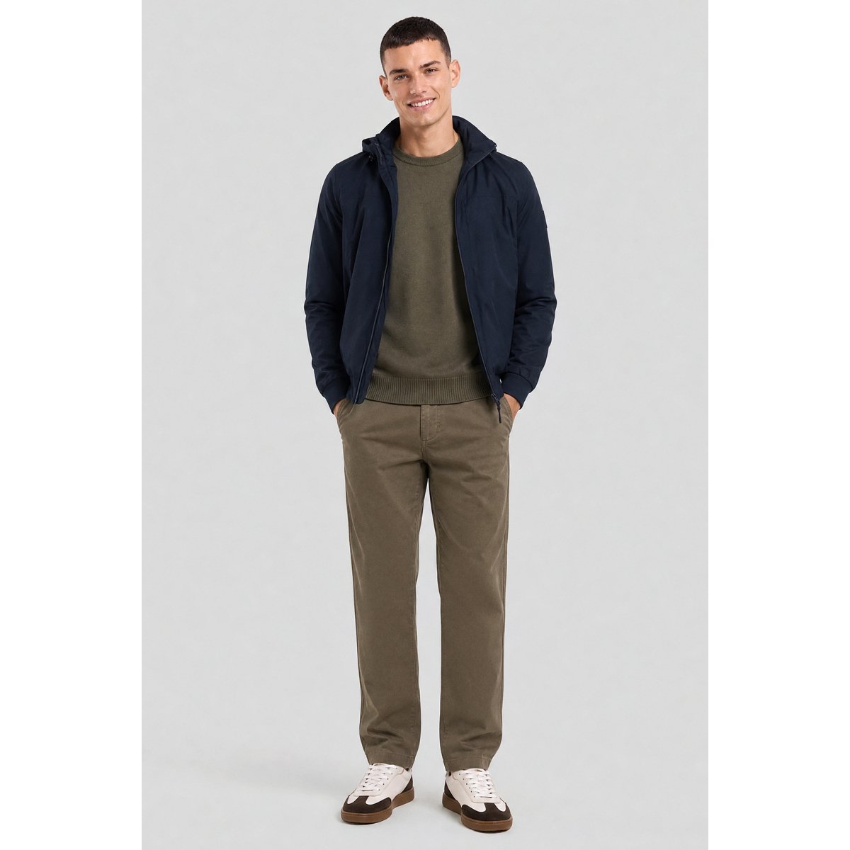 Blouson en polyester recyclé HATAWAY navy, BERMUDES