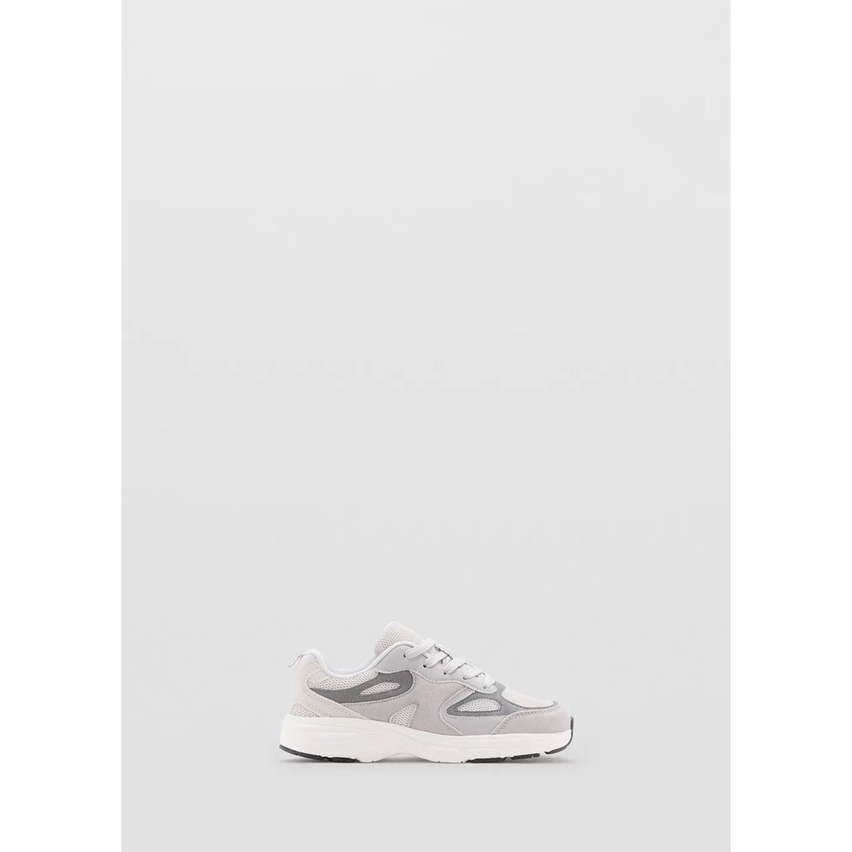 Tennis combinées à lacets gris, MANGO KIDS