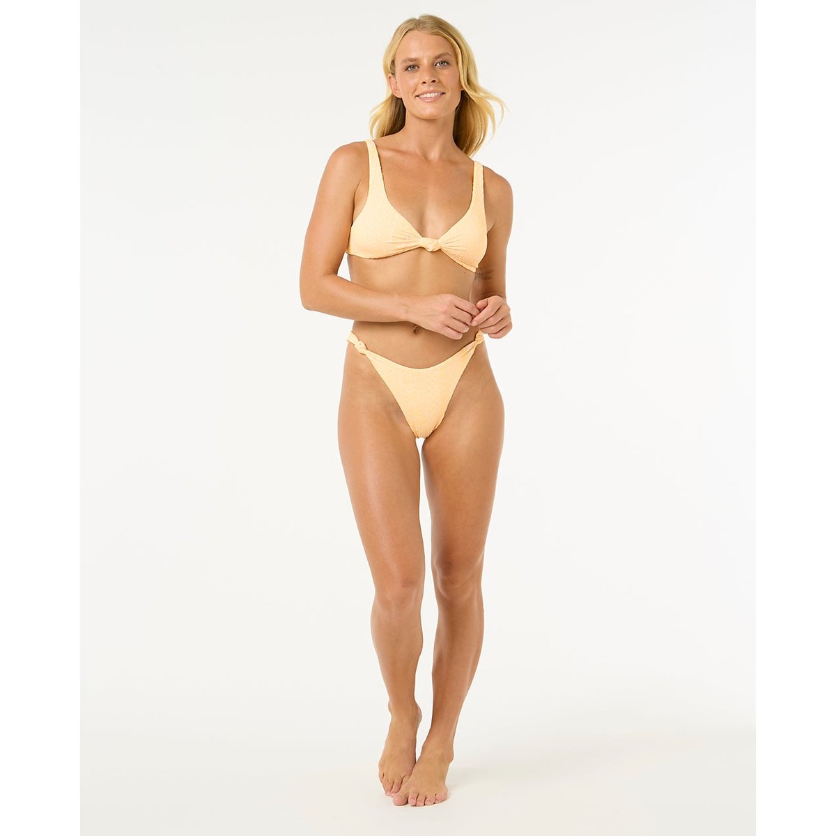 Haut de maillot de bain LA JOYA TALL KNOT TRI mangue, RIP CURL