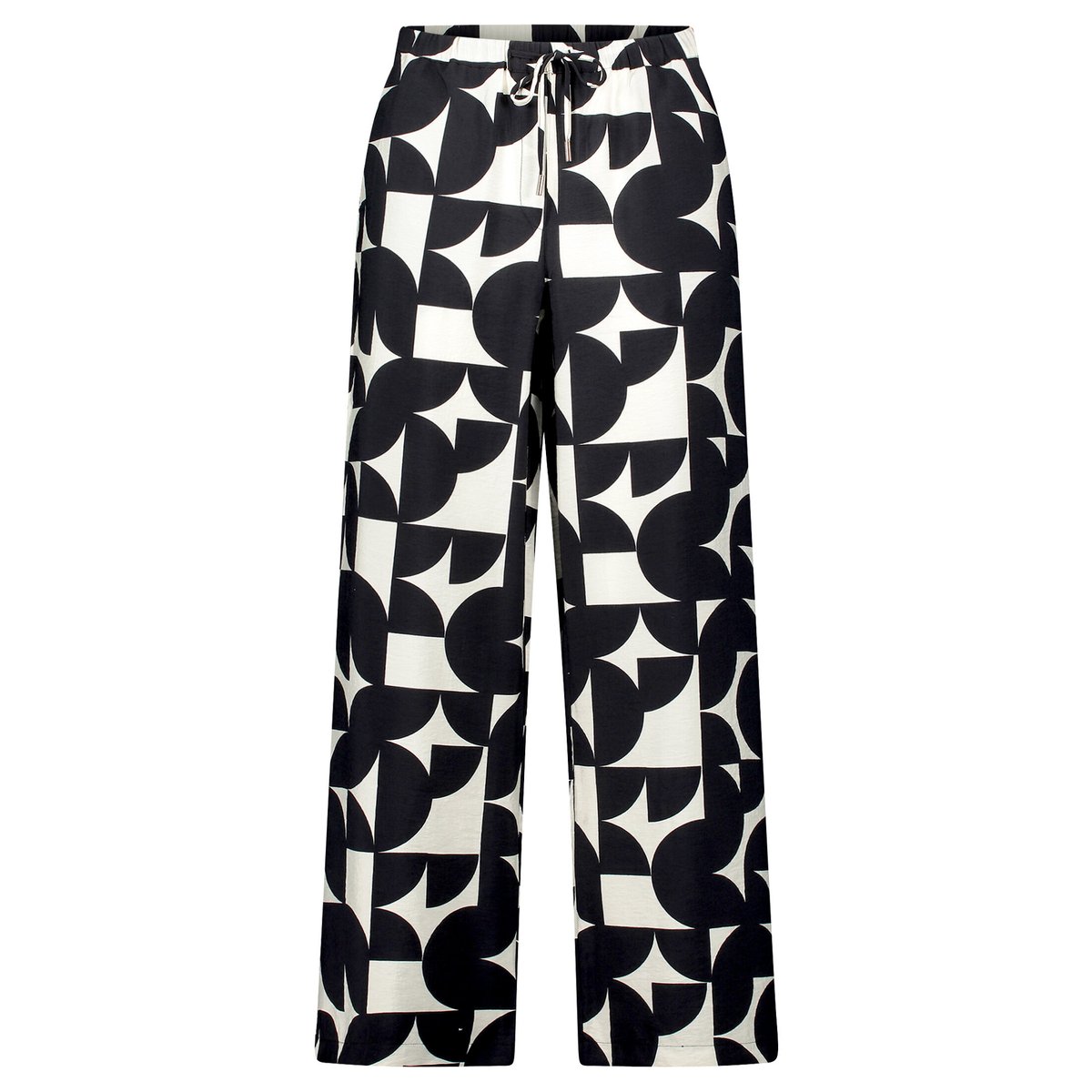 Pantalon à enfiler à imprimé noir/blanc, BETTY & CO