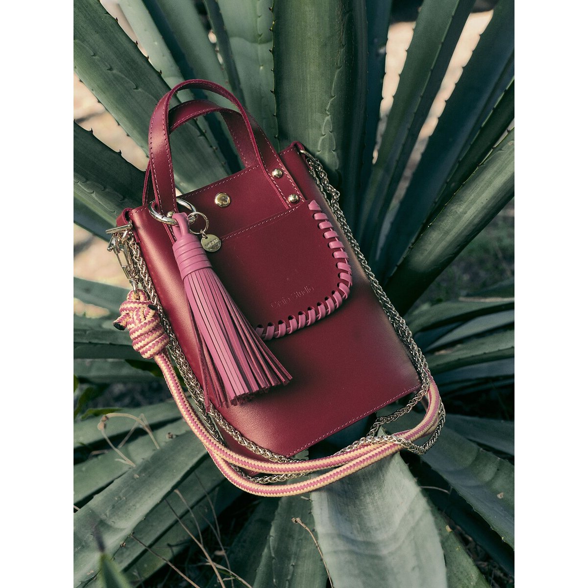 Sac cabas en cuir, AME terracotta, CRAIE STUDIO