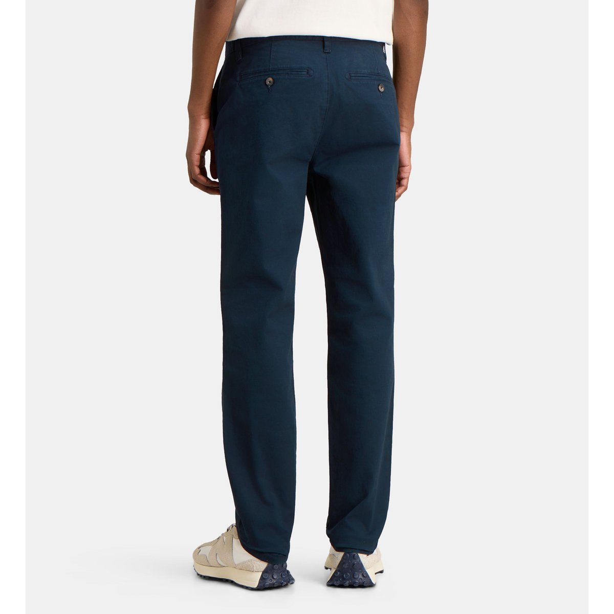 Pantalon chino chinim slim en coton bleu marine, GALERIES LAFAYETTE
