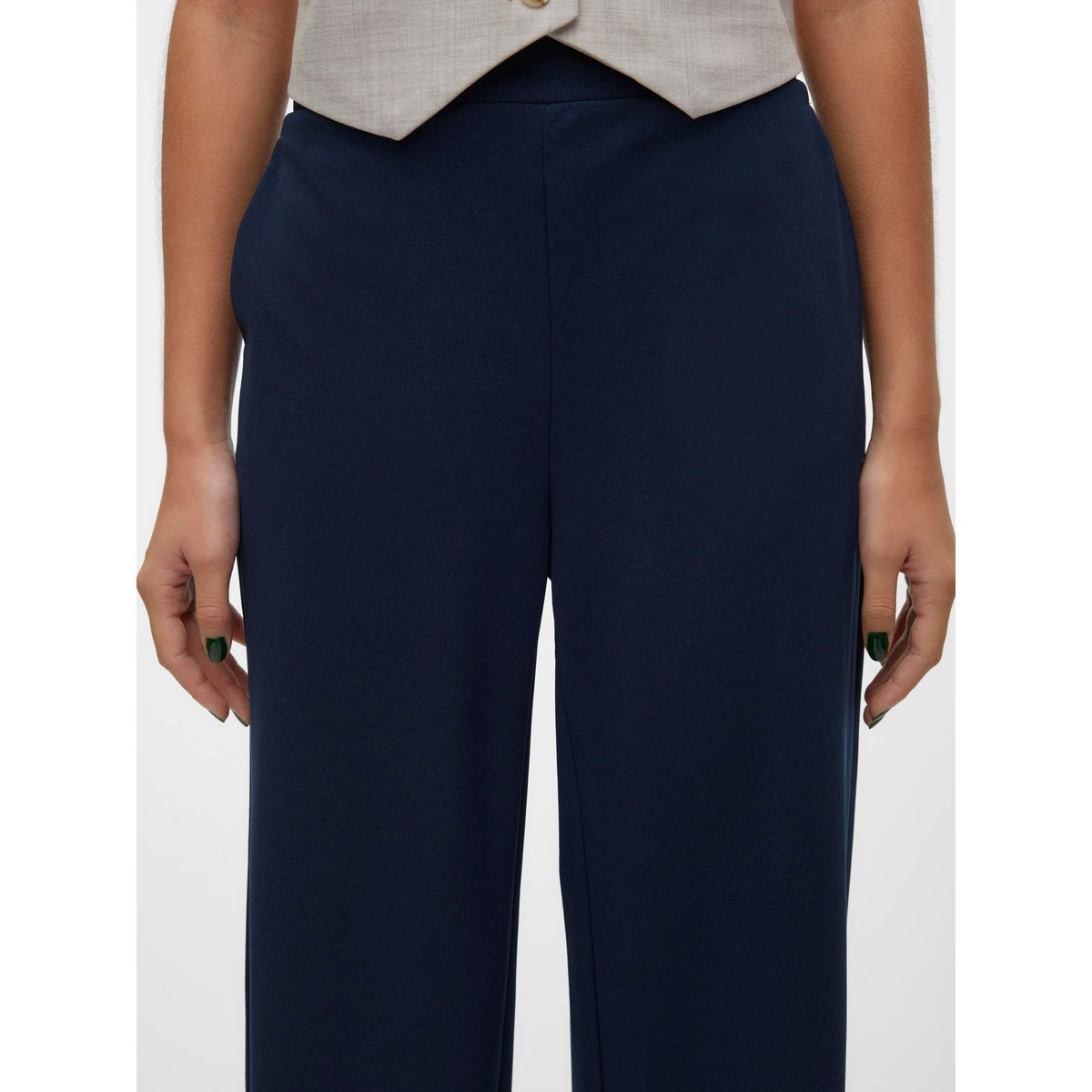 Pantalon À Jambe Large navy blazer, VERO MODA