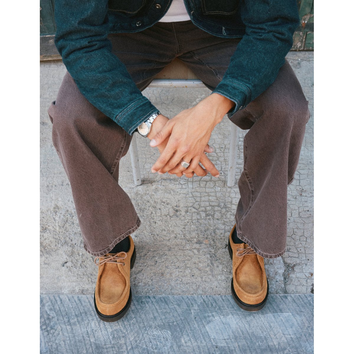Derbies LUNO suède huilé cognac, ODAJE