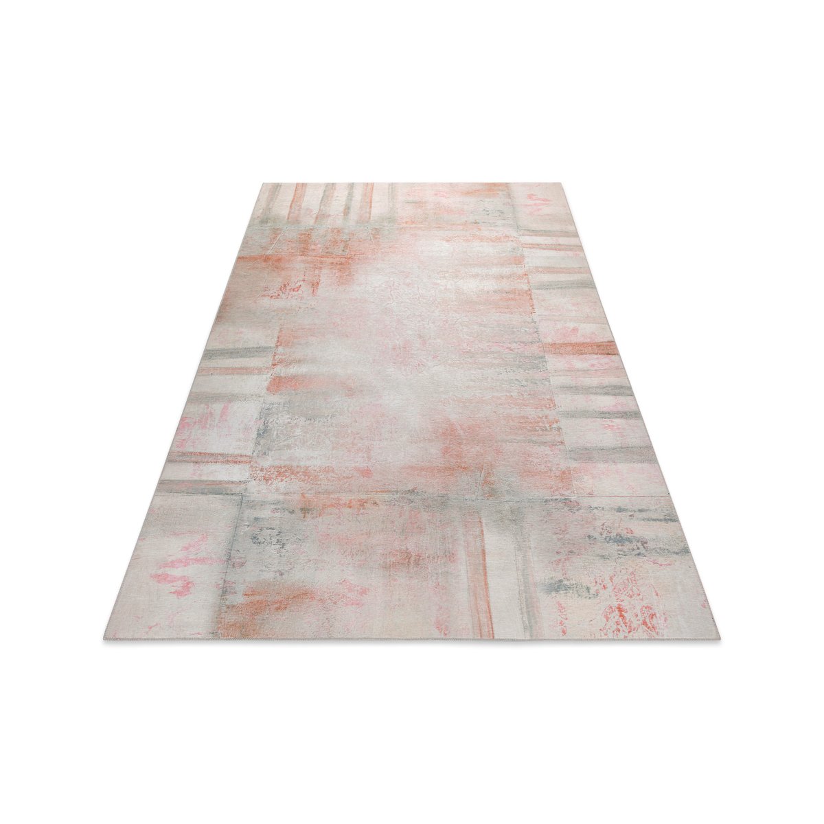 WECONhome Maui, tissé machine, coton, tapis tissé plat, certifié OEKO-TEX® (n° D20-0634) (70 x 120 cm, rouge) , Maui rouge saumon, ESPRIT