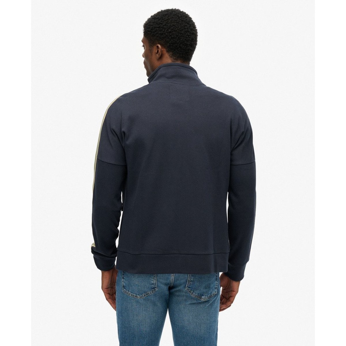 Haut de survêtement ample Tech Cult bleu marine éclipse, SUPERDRY