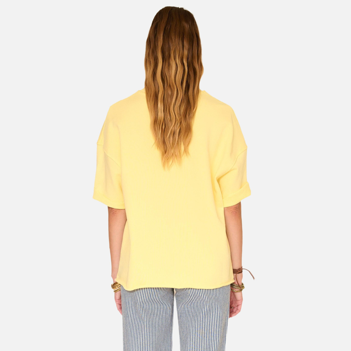 Tee shirt SYBILLE jaune soleil, MKT STUDIO