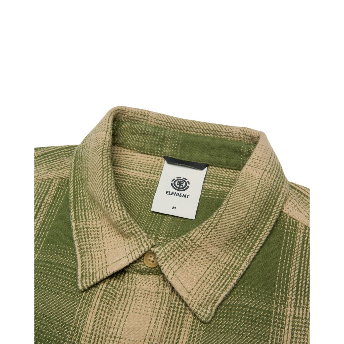 Chemise manches longues HUECO 2PKT MIDWEIGHT vert bronze green/aluminium, ELEMENT