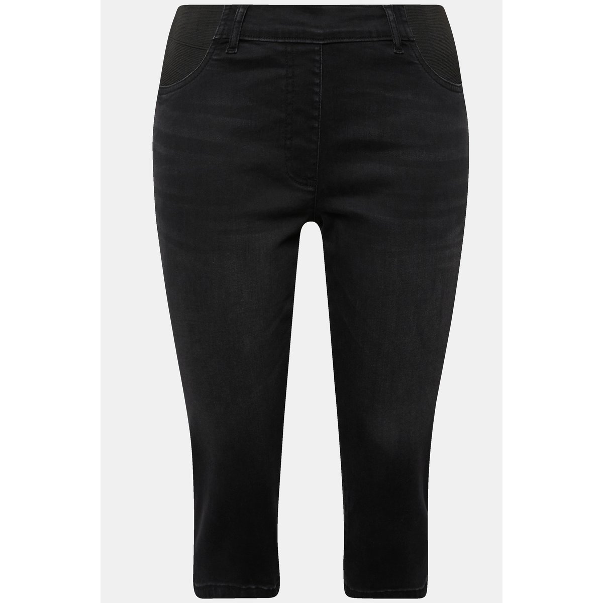 Corsaire en jean stretch Sienna noir, ULLA POPKEN