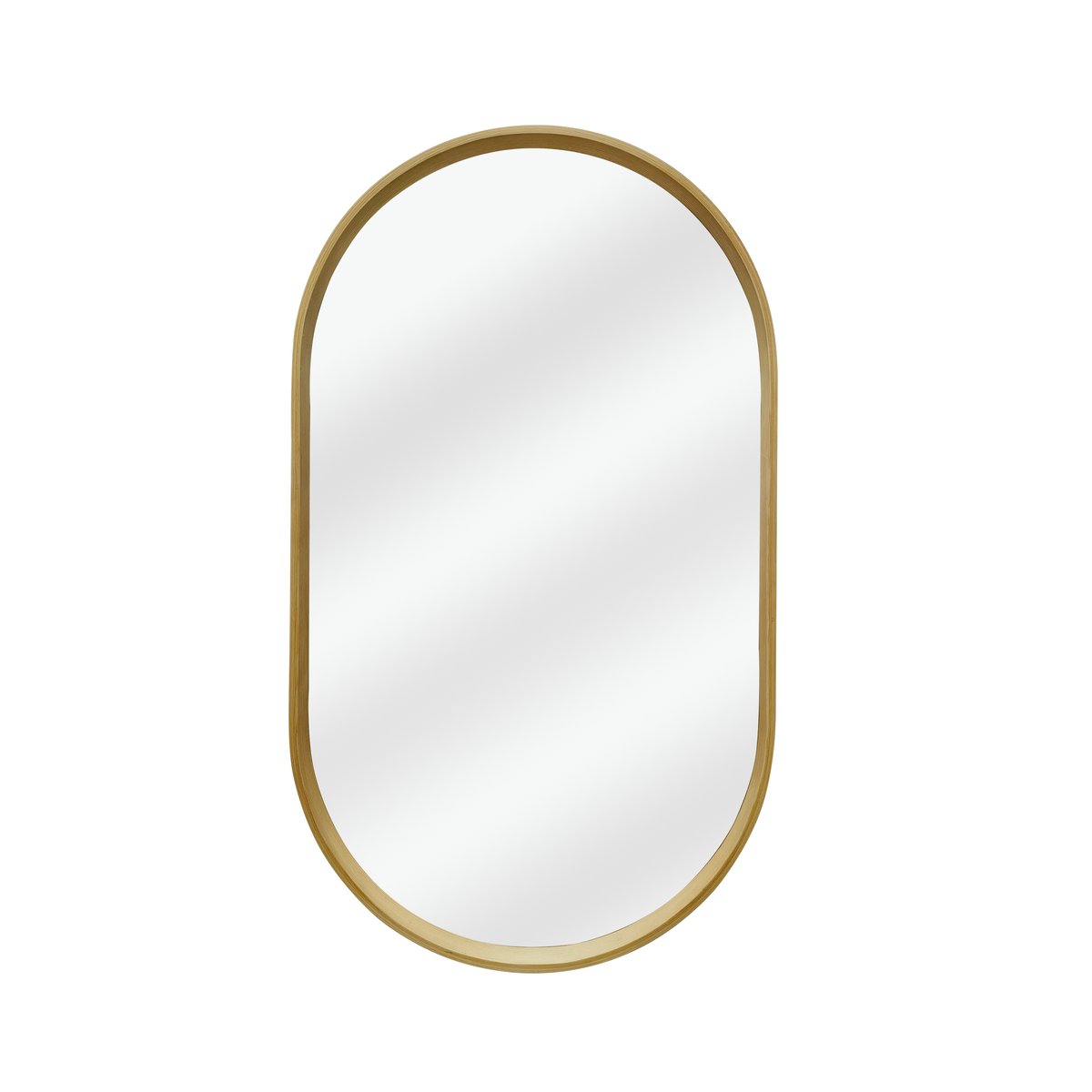 Miroir en bois naturel, NORDIK beige, INSPIRE