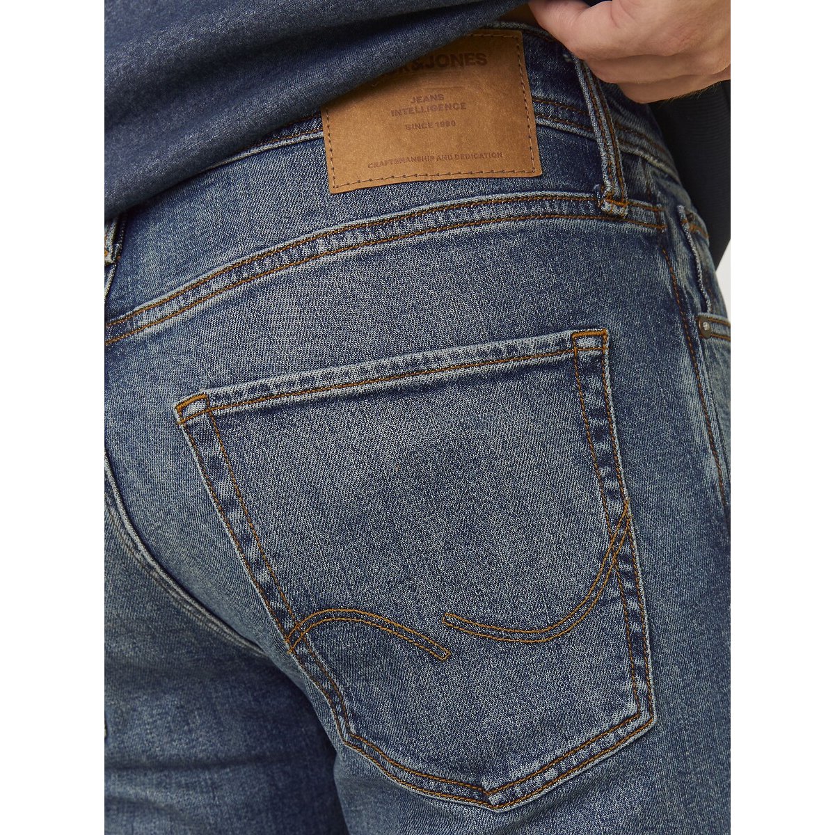 Jean droit, CLARK bleu denim, JACK & JONES