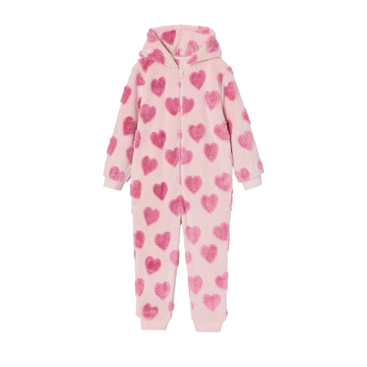 Combinaison pyjama rose bonbon, VERTBAUDET