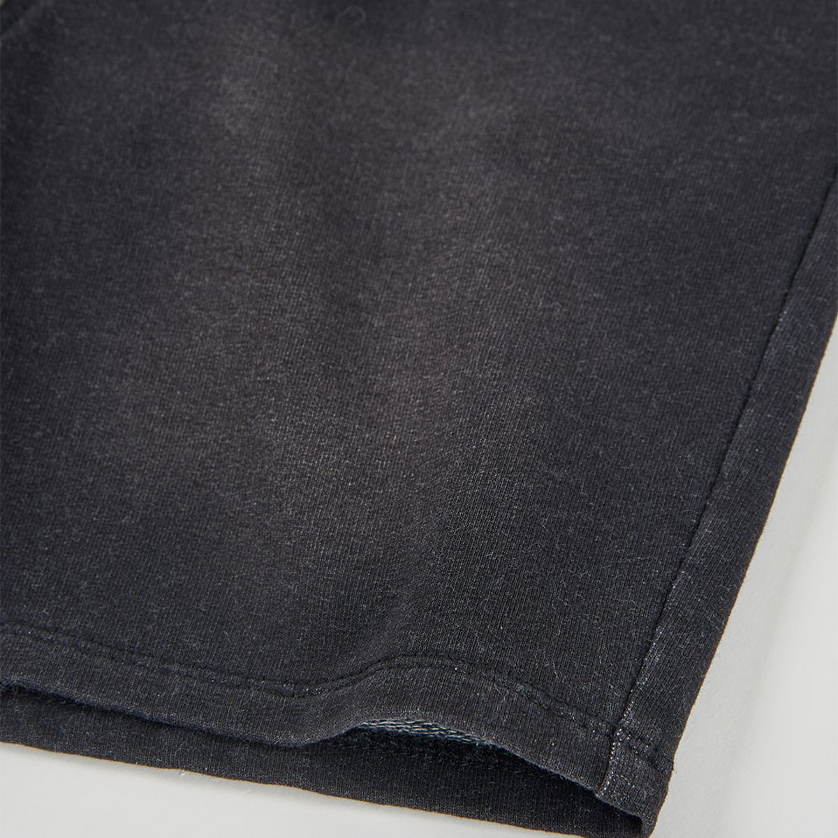 Short garçon denim avec cordon noir, BOBOLI