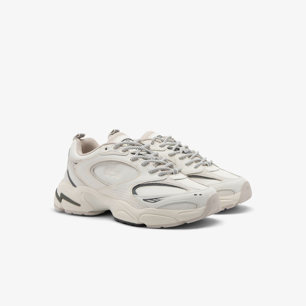 Sneakers Storm 96 2K femme en cuir blanc-18c, LACOSTE